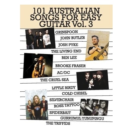 101 Australian Songs For Easy Guitar Vol 3