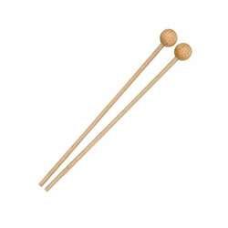 Opus Percussion Mallets with Round Wooden Heads (Pair)