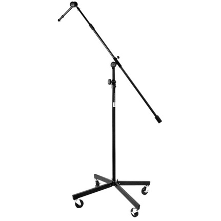 On Stage Ossb96 Studio Boom Mic Stand With Wheels