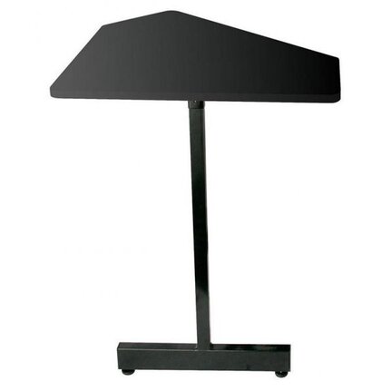 Onstage Workstation Add-On Corner Accessory Table In Black