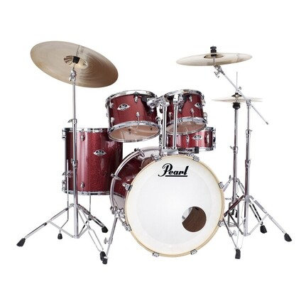 Pearl Export 20" 5pc Fusion Shell Pack in Burgundy