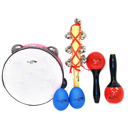 Percussion Plus 4-Piece Percussion Set in Carry Bag