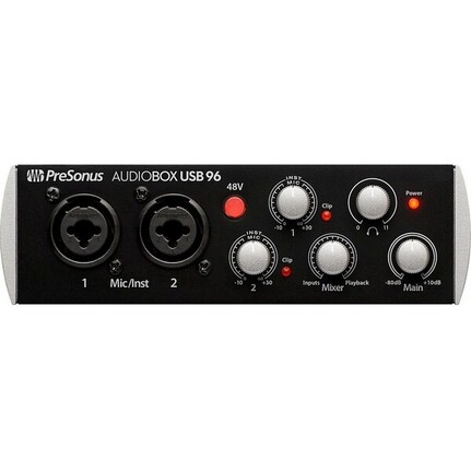PreSonus AudioBox USB 96 2x2 USB 2.0 Recording System Black