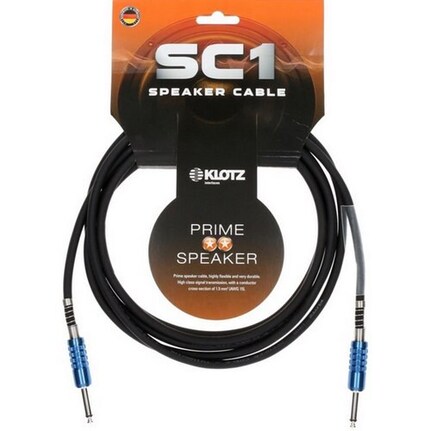 Klotz SC1 Prime 1m Jack to Jack Speaker Cable