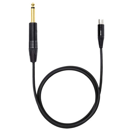 Shure Guitar Cable 6.5mm-TA4F for wireless pack