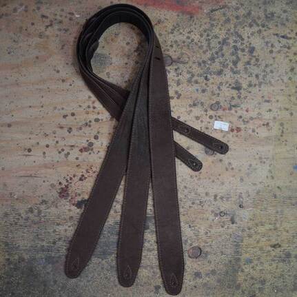 2.5 Inch Guitar  Strap Soft Sueded Relic