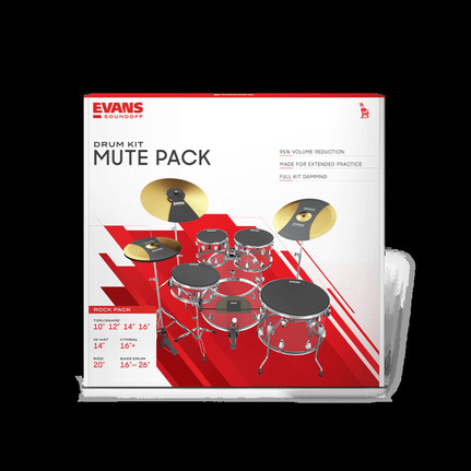 Evans SOUNDOFF Drum Kit Mute Pack - Rock