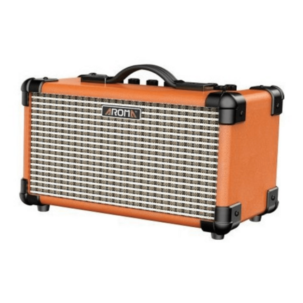 Aroma TM15OR 15W Orange Electric Guitar Rechargeable Amplifier