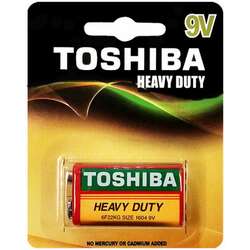 Toshiba 9V Heavy Duty Alkaline Battery