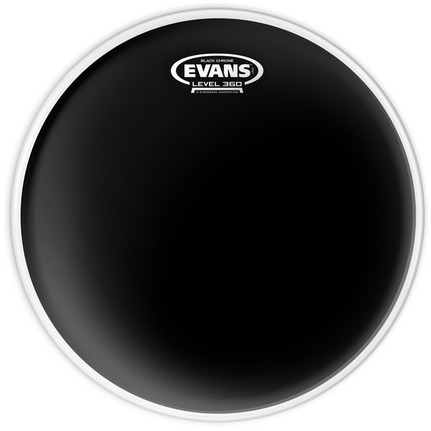 Evans TT12CHR Black Chrome Drum Head, 12 Inch