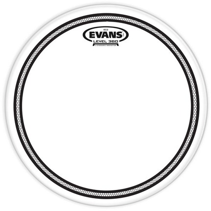 Evans TT12EC2S EC2 Clear Drum Head, 12 Inch