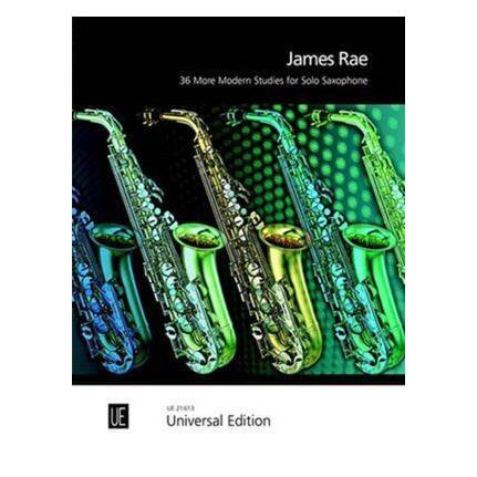 36 More Modern Studies For Solo Saxophone