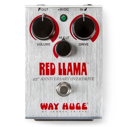 Dunlop Way Huge Red Llama 25th Anniversary Overdrive Fx Pedal