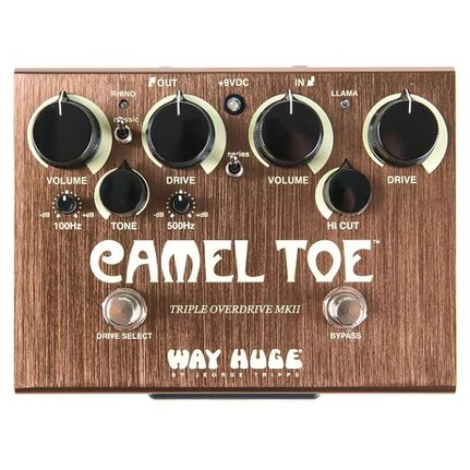 Dunlop WHE209 Way Huge Camel Toe Triple Overdrive MKII Fx Pedal