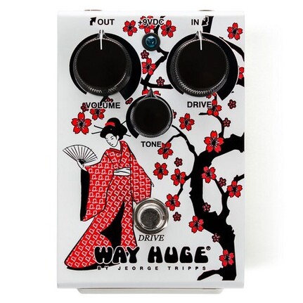 Dunlop WAY HUGE Drive Limited Edition Red Cherry-Blossom Overdrive Pedal