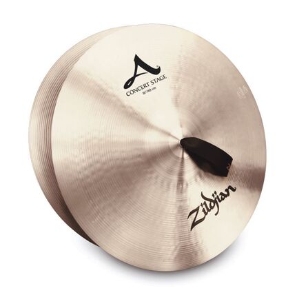 A0444 16" A Zildjian Concert Stage - Pair Band & Orchestral Cymbals